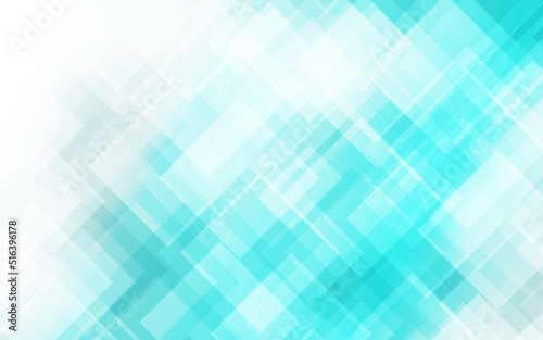 Abstract vector background white and light blue. Abstract white square texture pattern.