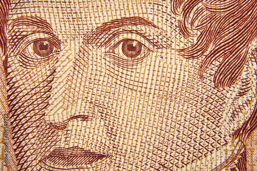 10 peso ,Argentyna ,banknot w przybliżeniu ,10 pesos, Argentina, a banknote approximately