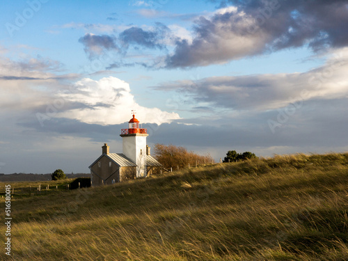 Le phare d'Agon Coutainville, Normandie.