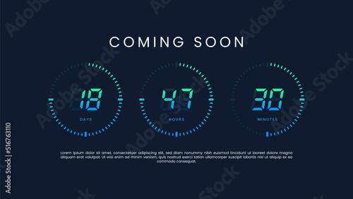 Countdown timer digital clock