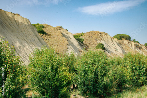 Landscape of Calanchi in Basilicata region, Italy 