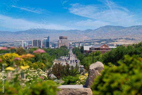 Boise, Idaho, Downtown View of the City