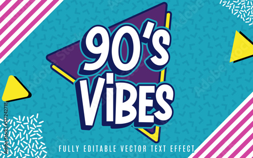 90s Theme Text Effect