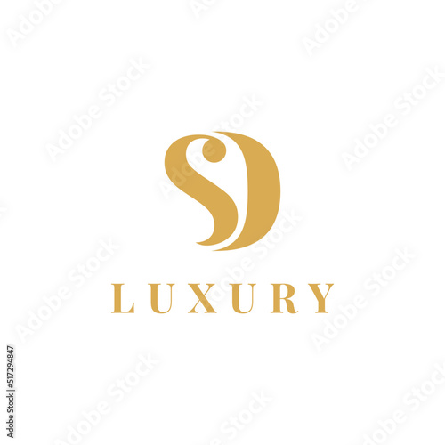 Luxury Letter SD Logo Design