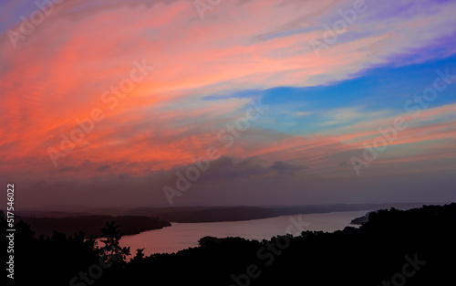 Sunrise over Beaver Lake in NorthWest Arkansas