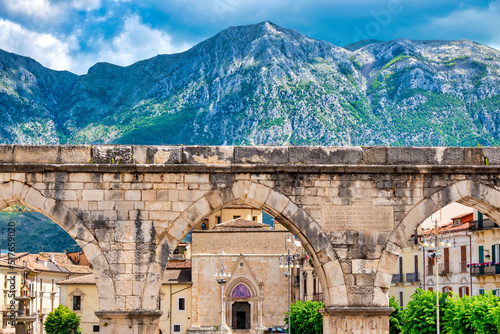 Acquedotto Svevo and Church of San Filippo Neri