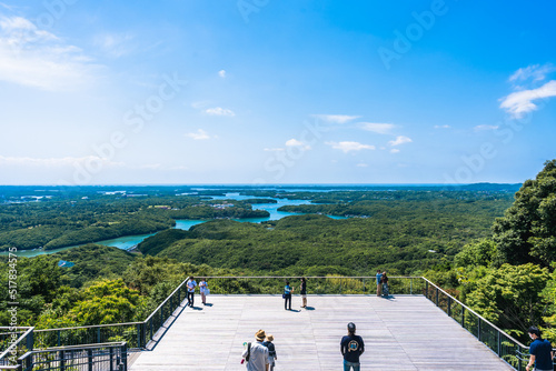 伊勢志摩リアス式海岸 横山展望台 夏