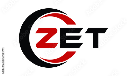 ZET swoosh three letter logo design vector template | monogram logo | abstract logo | wordmark logo | letter mark logo | business logo | brand logo | flat logo | minimalist logo | text | word | symbol
