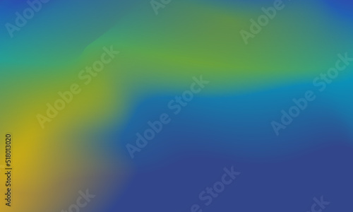 Beautiful blue and green gradient background smooth and soft texture