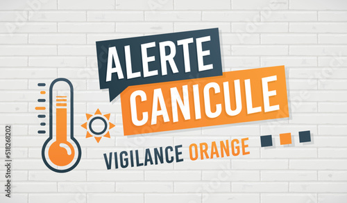 Alerte canicule, vigilance orange