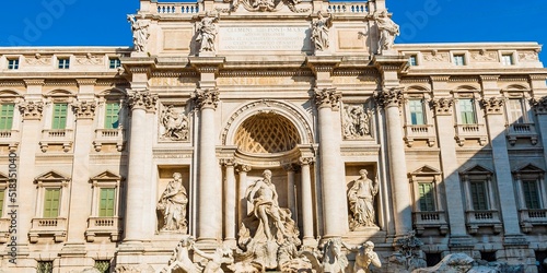Fontana di Trevi. Fountain di Trevi. Rome, Lazio, Italy, Europe