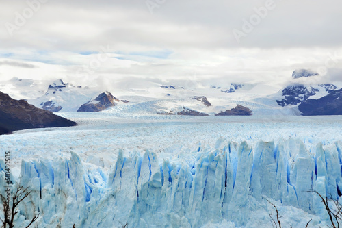Glaciar Perito Moreno Patagonia Argentina. Glacier Perito Moreno in Patagonia. Hielo.