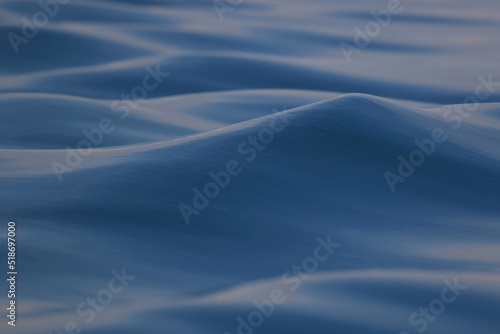 Beautiful blue wave in the sea, Nature background