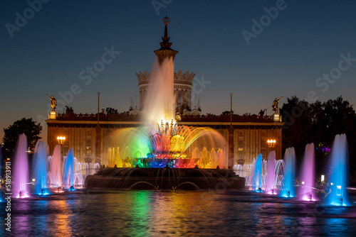Russia. Moscow. Fountain "Stone Flower"