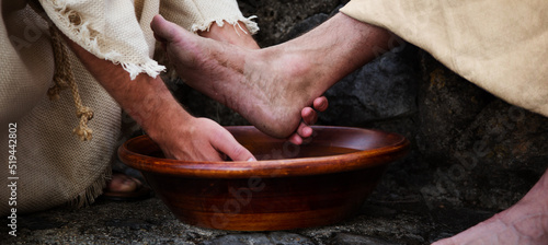 Jesus washing feet