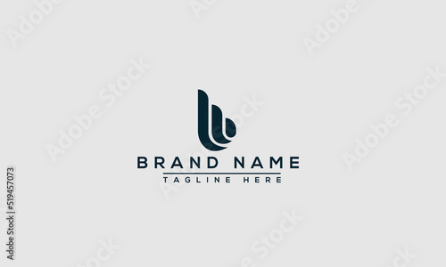 Logo design letter LB . Elegant modern. Vector template.