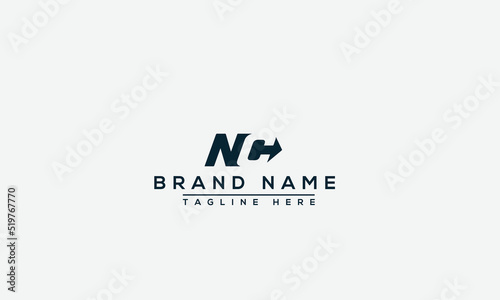 Logo design letter NC . Elegant modern. Vector template.