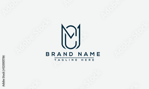 Logo design letter MC . Elegant modern. Vector template.