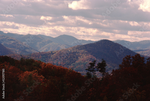 Scenic Walnut Mountains, North Carolina