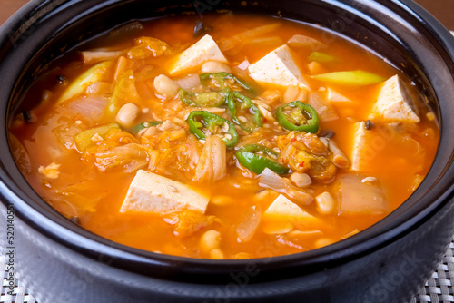 Rich Soybean Paste Stew (Cheongguk jang jjigae)