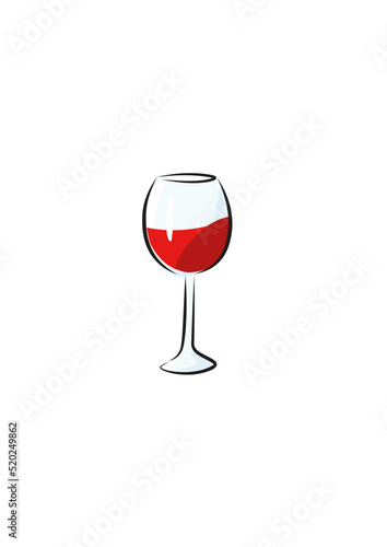 A glass of wine
