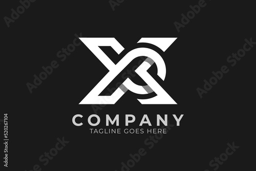 Initial XP or PX Logo, letter x and p combination, Usable for Business and company Logos, Flat Vector Logo Design Template, vector illustration