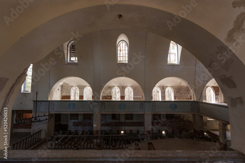 The interiors of the lumivaar church in karelia