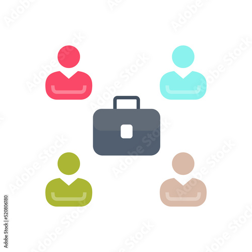 Business Community icon in vector. Logotype