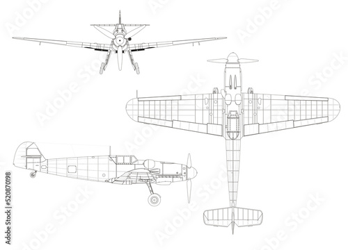 Me-109, caza clásico de hélice