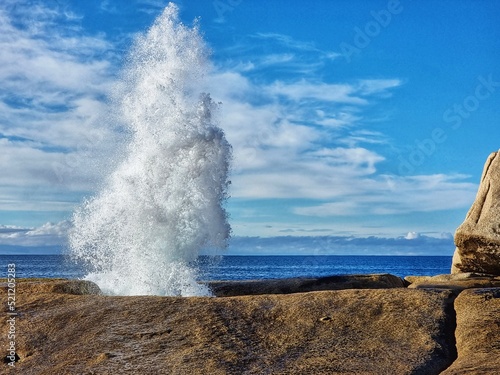 Nature's Spectacle: The Breathtaking Surge of the Ocean