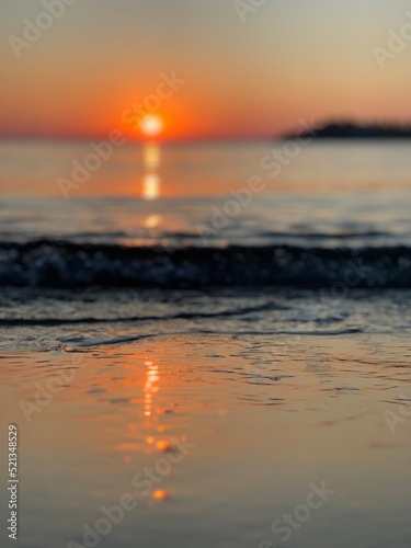 sunrise over the sea, St. Konstantin, Varna, Bulgaria 