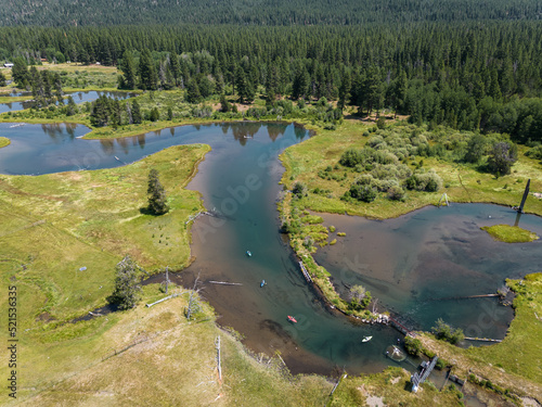 Kayaking Wood River, Oregon