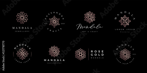 Luxury mandala logo