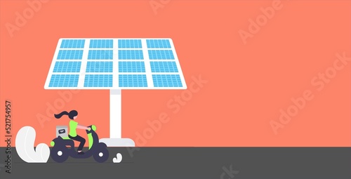 SOLAR Electric scooter