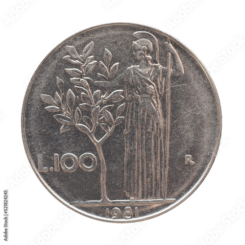 100 lire italian coin transparent PNG