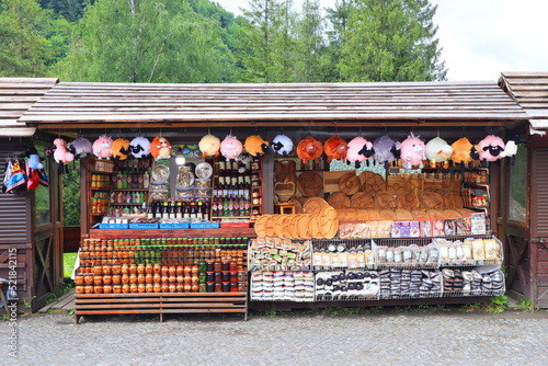 Souvenir Market in Yaremche, Ukraine