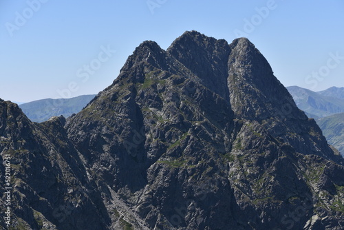 Świnica, szczyt, Tatry, lato, góry