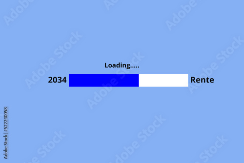 Loading Rente blau - 2034