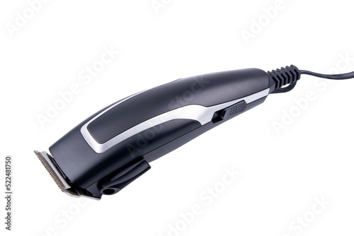 Hair clipper isolated on white background with clipping path