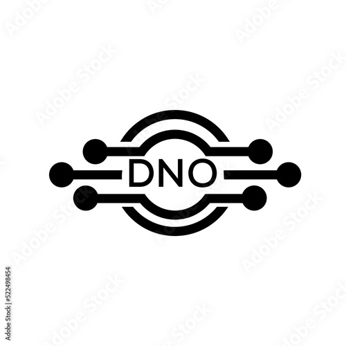 DNO letter logo. DNO best white background vector image. DNO Monogram logo design for entrepreneur and business. 