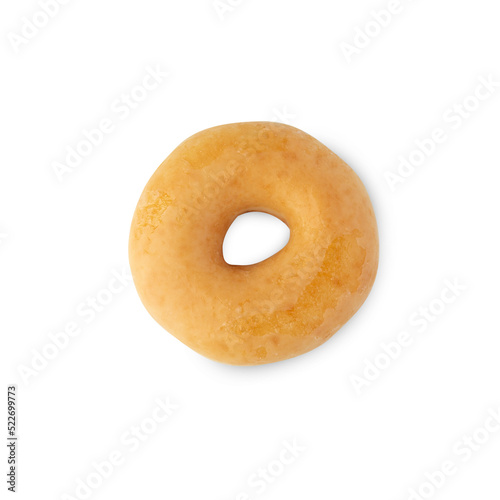 Glazed donut cutout, Png file.