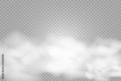  Transparent smoke or fog vector background. Steam texture illustration. Powder explosion concept.