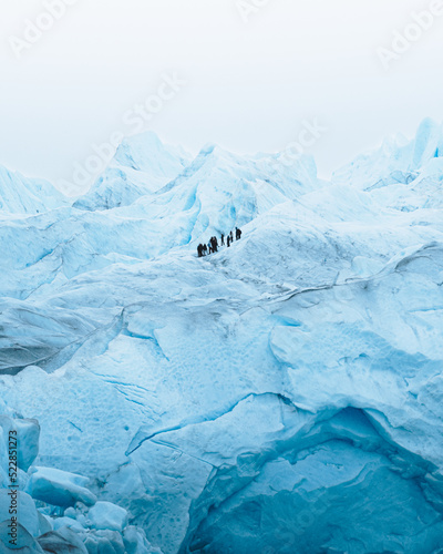Ice Trekking on glacier