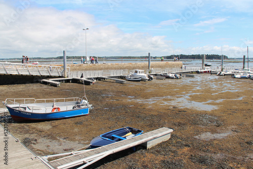 port at locmariaquer in brittany (france) 