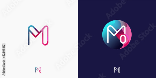 Letter M in futuristic, sophisticated and techy style. A simple but eye-catching logo, that is very suitable for technology companies such as cryptocurrencies, internet, computers, AI