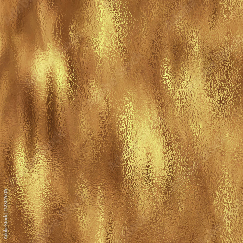 Copper glossy noise background. Metallic tile trendy texture. Bronze yellow metal. Luxury sparkling golden foil wallpaper. Vector background