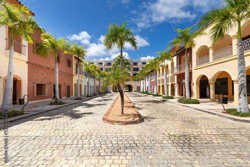 Streets in Capcana Village, Dominican Republic