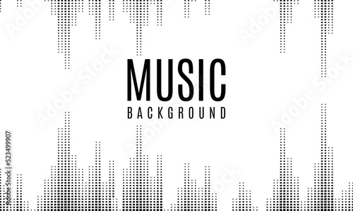 abstract dot music background. music background
