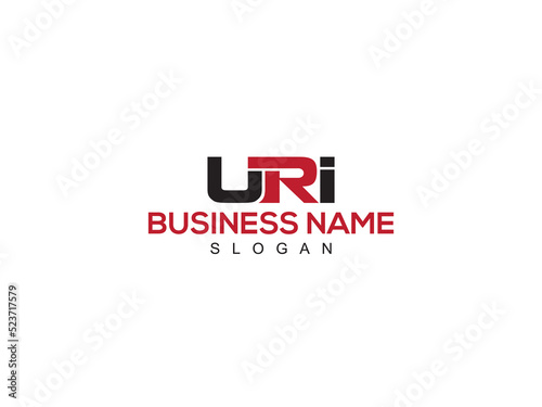 Simple URI Logo Letter, Initial uri Logo Icon Vector Image With Three Letter Logo Symbol Design For You