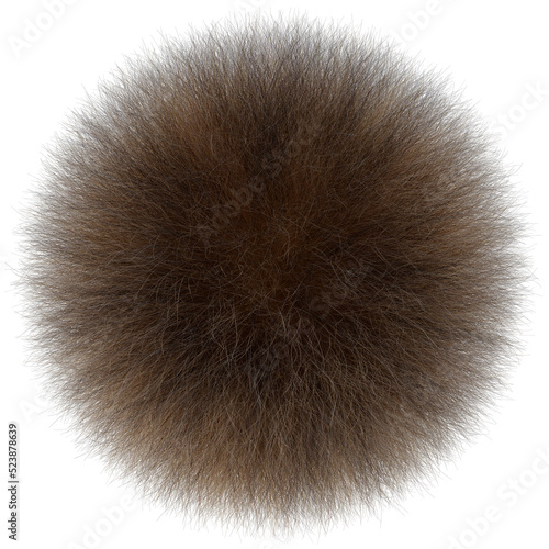 Soft Animal Fur with Different Shades of Brown